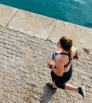 Woman running